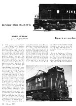 PRR "Enter The E-44's," Page 22, 1961